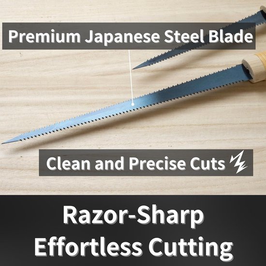 Japanse trekzaag voor houtbewerking - Mini sleutelaatzaag 4-3/4 inch — afbeelding 2