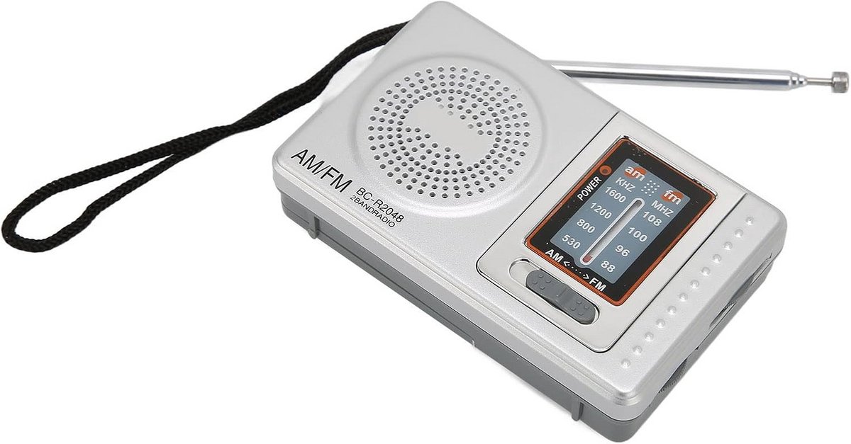 Draagbare AM FM Radio met Lange Afstand Ontvangst en Ingebouwde Speaker voor Thuis en Buiten