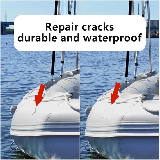 Reparatieset voor Opblaasbare Botenen en Kajaks - Waterdichte PVC Patches (3 Stuks) van Merkloos — afbeelding 3