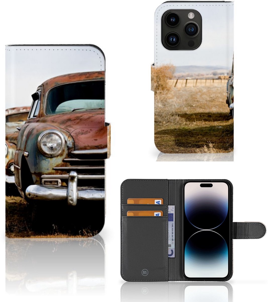 iPhone 15 Pro Telefoonhoesje met foto Vintage Auto