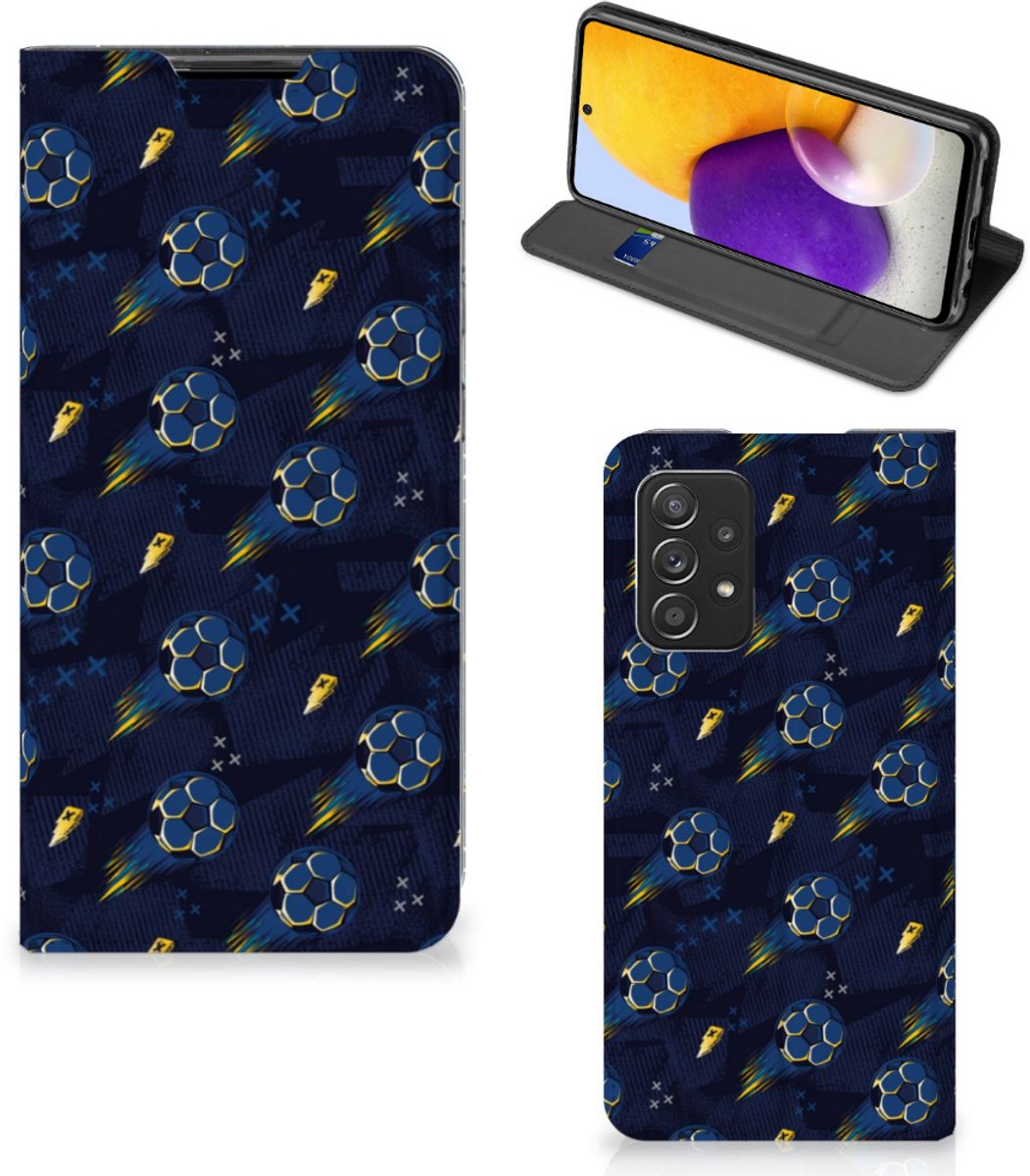 Hoesje met Magneet voor Samsung Galaxy A72 (5G/4G) Voetbal
