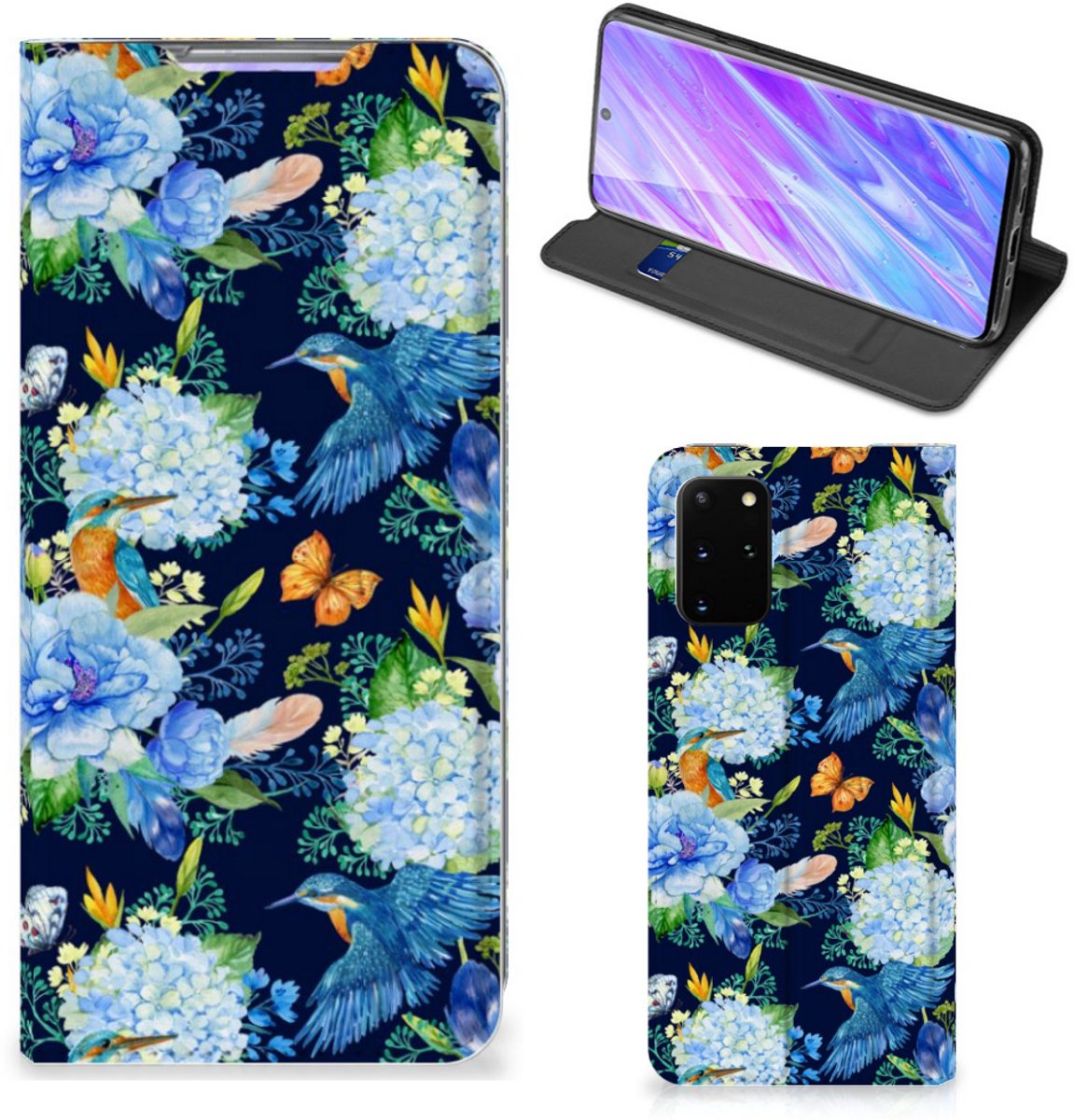 Hoesje maken voor Samsung Galaxy S20 Plus IJsvogel