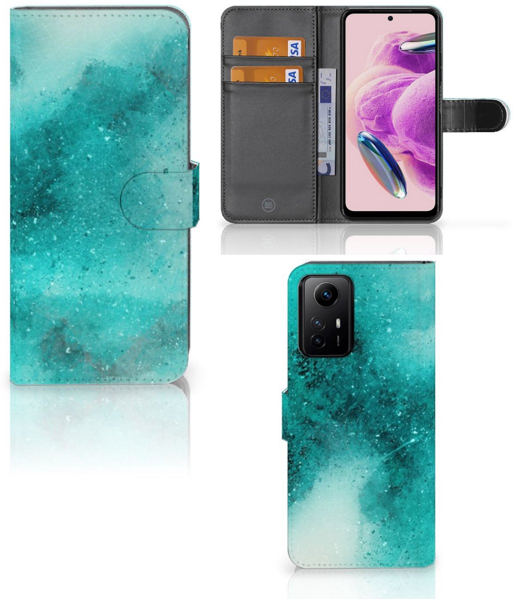 Hoesje Xiaomi Redmi Note 12S Painting Blue