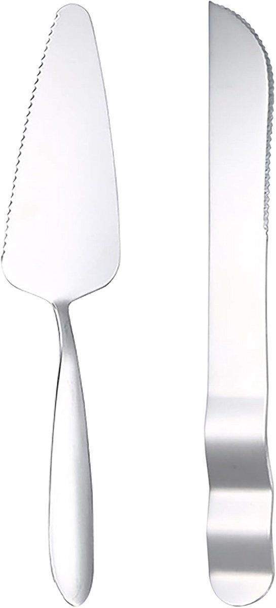 Stainless Steel Cake Server and Cutting Set - 20 cm Pizza and Lasagna Lift