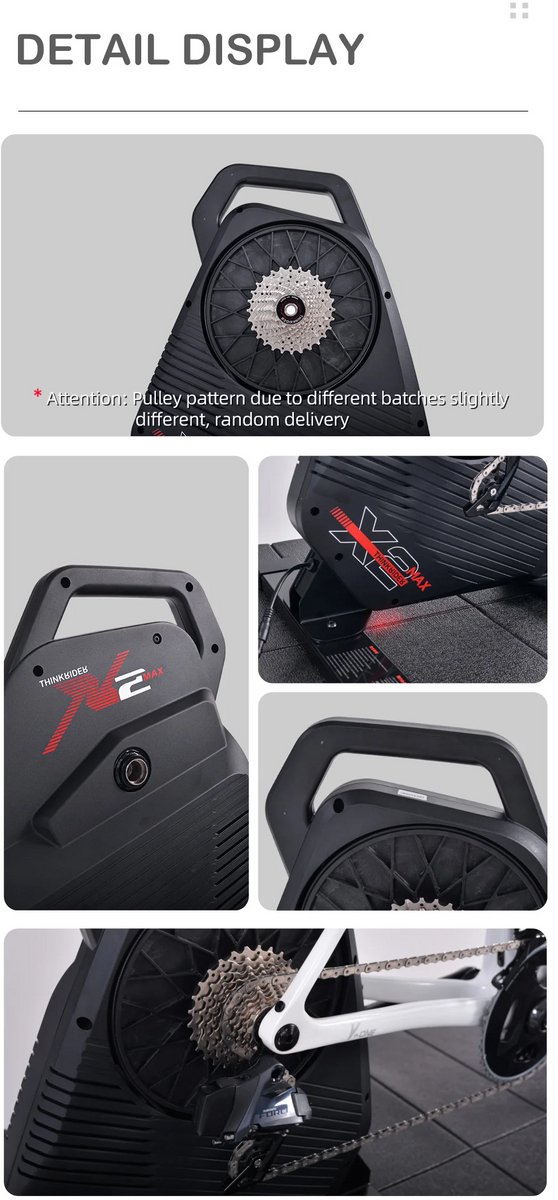 ThinkRider X2Max Hometrainer met Ingebouwde Vermogensmeter - afbeelding 2