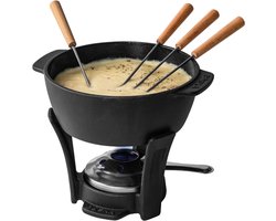 DYNA® Kaasfondue Set - Fondue Set - Fondue - Zwart - 21cm x 18cm x 17cm