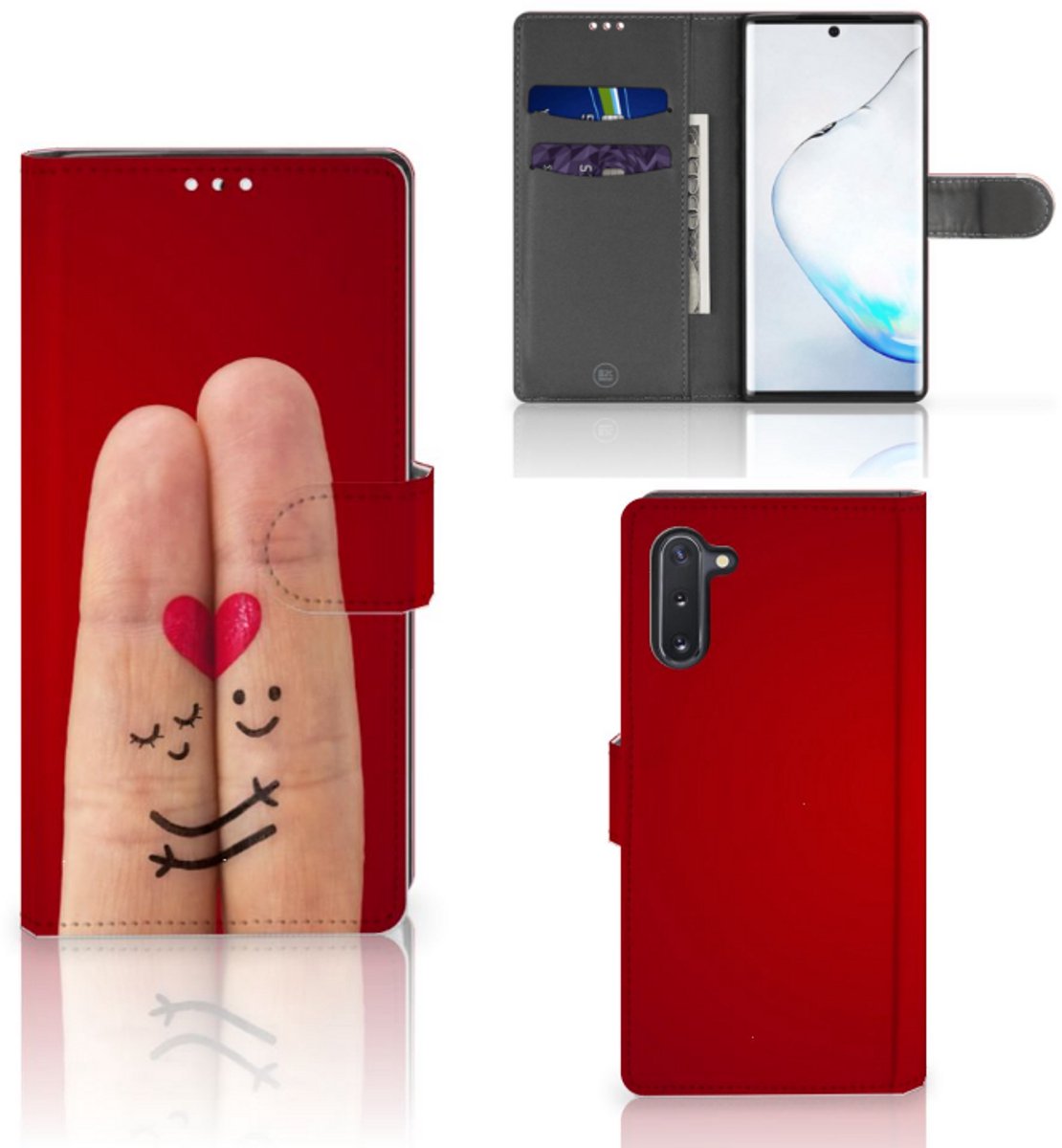 Samsung Galaxy Note 10 Wallet Case met Pasjes Liefde - Origineel Romantisch Cadeau