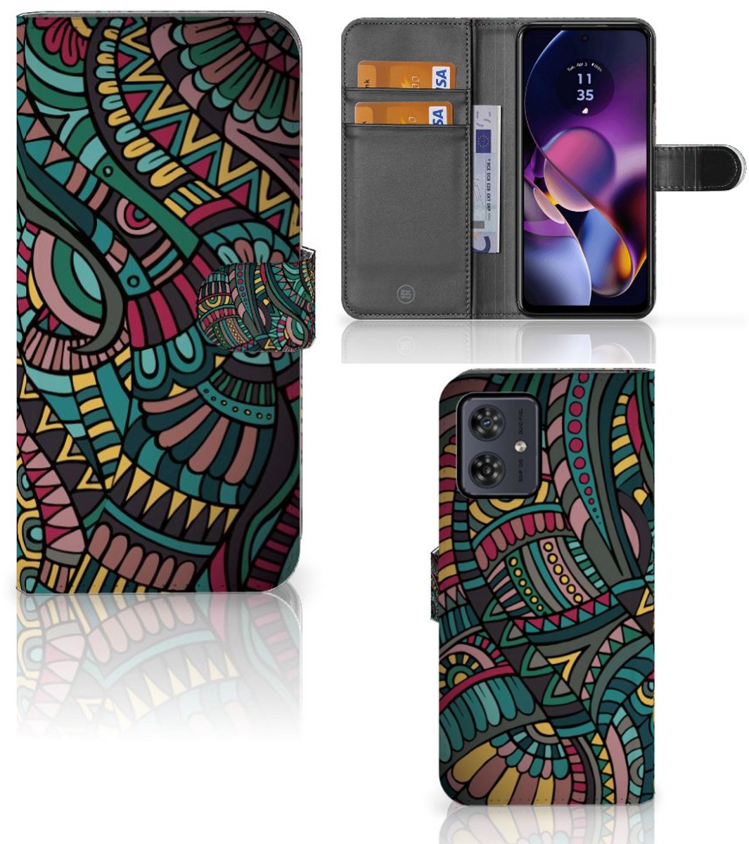 Motorola Moto G54 Telefoon Hoesje Aztec