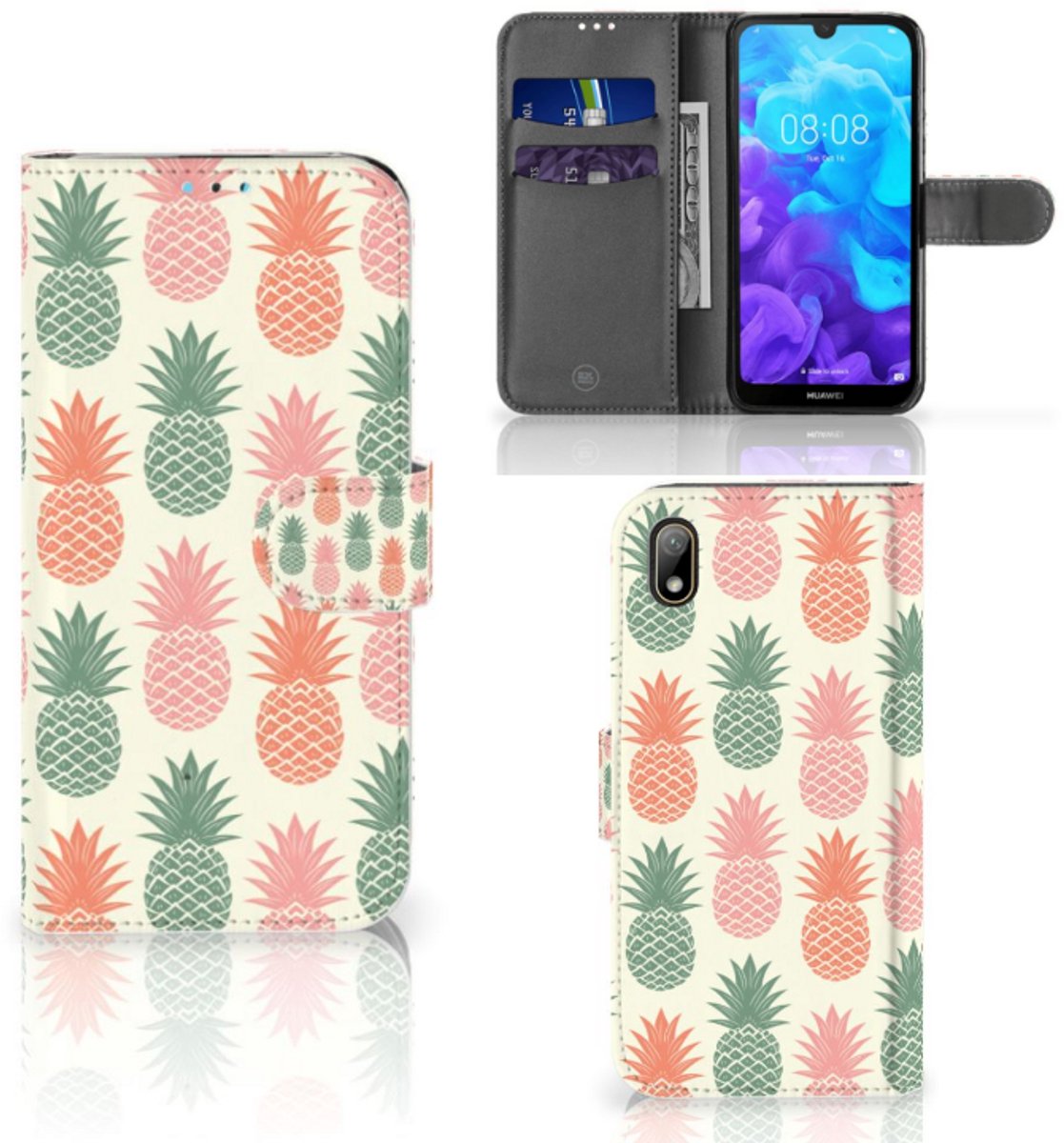 Huawei Y5 (2019) Book Cover Ananas