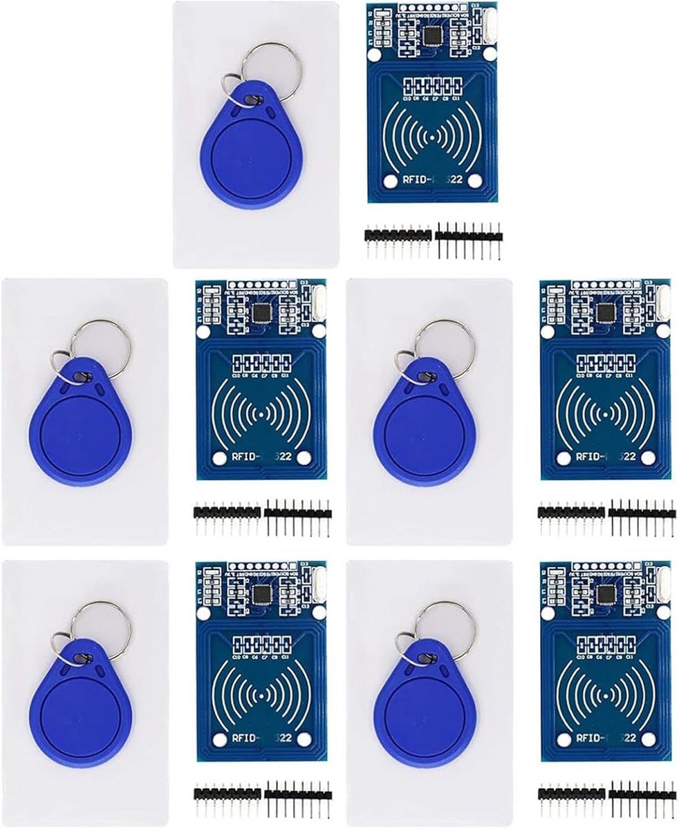 RFID Inductiemodule 13,56 MHz met SPI-interface - Compatibel met Arduino en Raspberry Pi