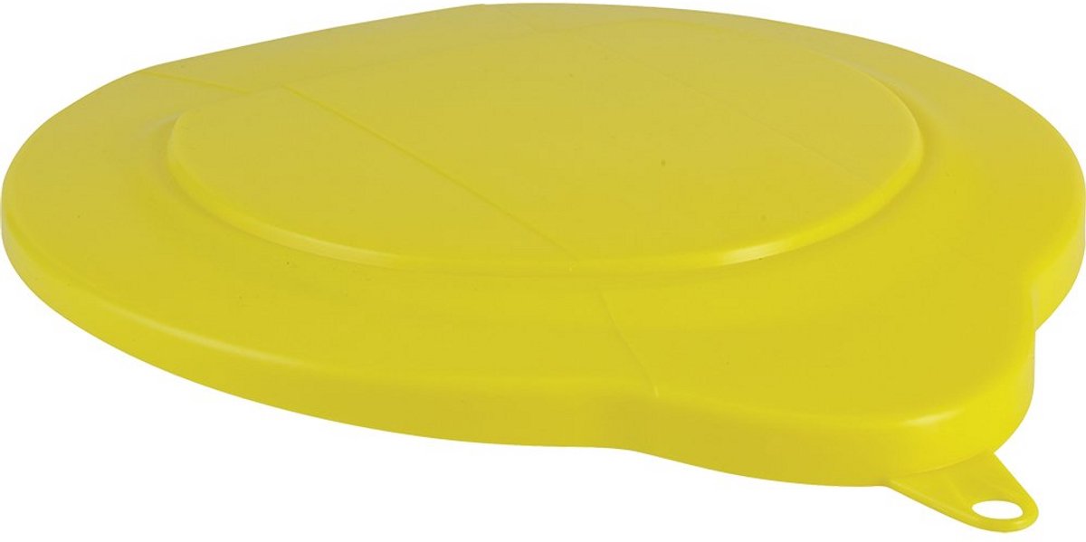 Hygiënische emmerdeksel voor 6 liter polypropyleen - 295 x 250 x 20 mm