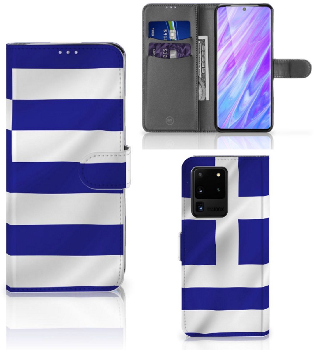 Samsung Galaxy S20 Ultra Bookstyle Case Griekenland