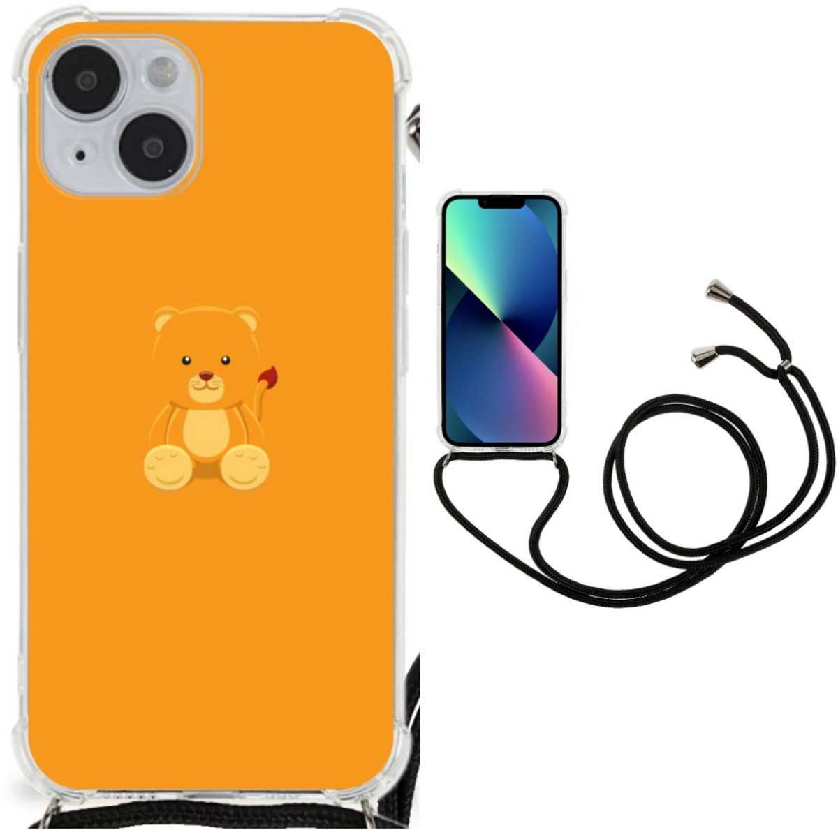 iPhone 14 Plus Stevig Bumper Hoesje Baby Beer