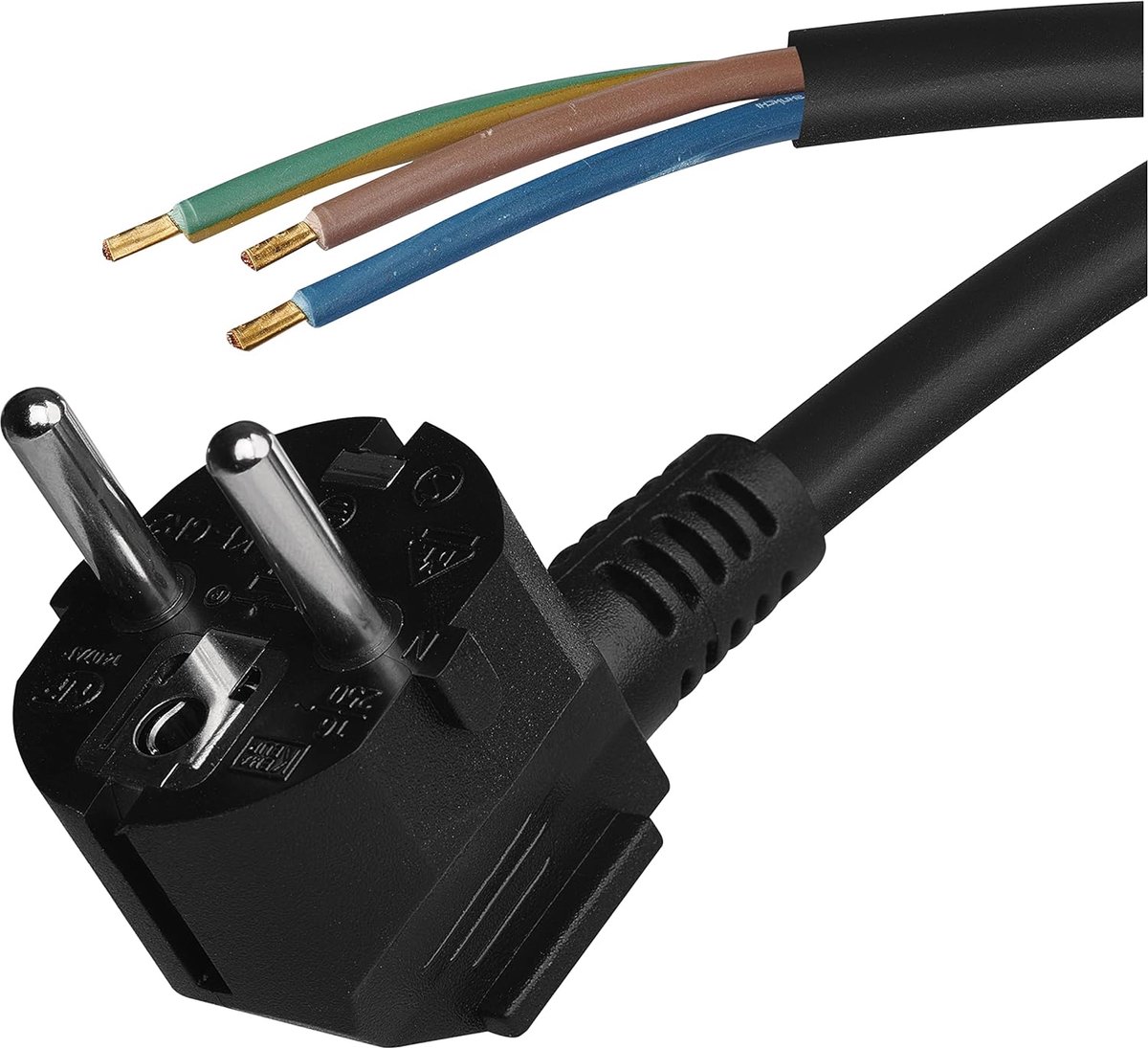 Flexo-kabel PVC 3x0,75 mm 3M zwart