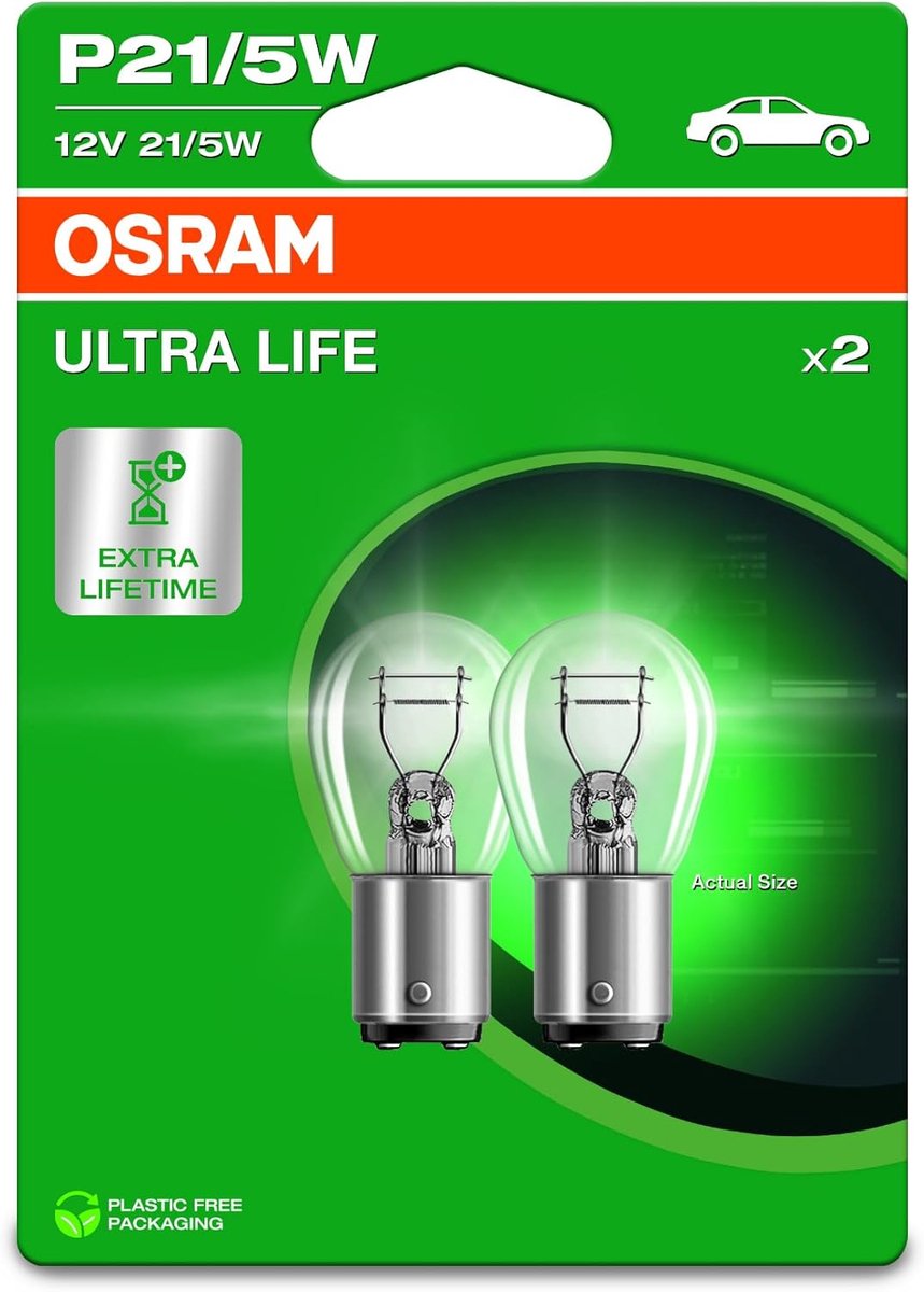 Dubbele Blister P21/5W Halogeenlampen - Lange Levensduur en Perfecte Verlichting
