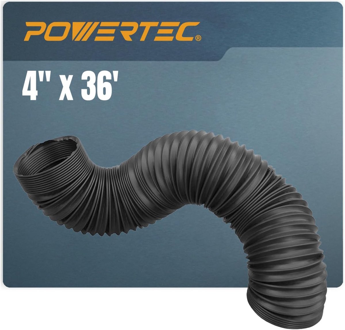 Flexibele stofopvangslang 4 inch voor effectieve stofafzuiging