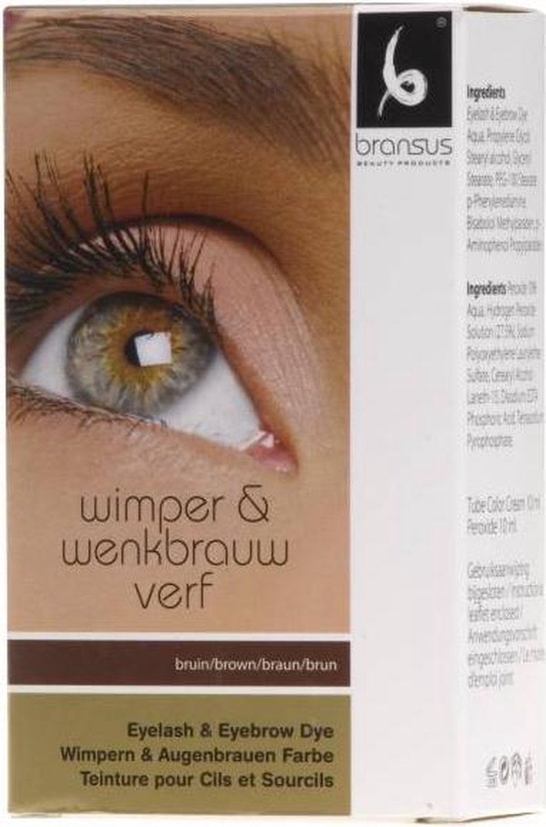 Eyelash / Eyebrow Dye - Brown / Bruin - BRANSUS