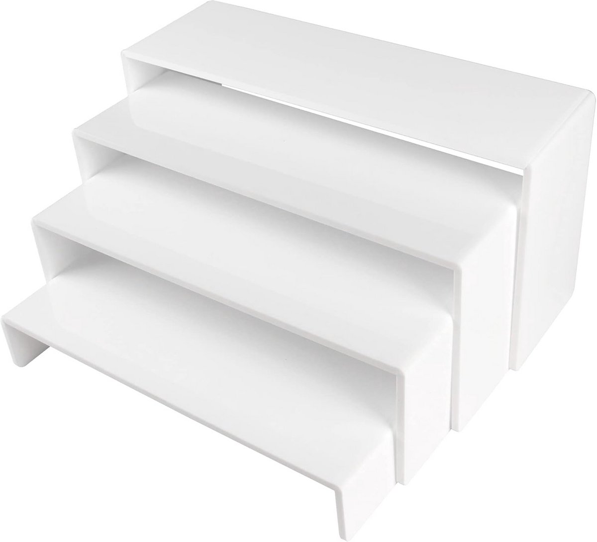 Displayverhogers voor sieraden en decoraties - Set van 4 acryl standaards