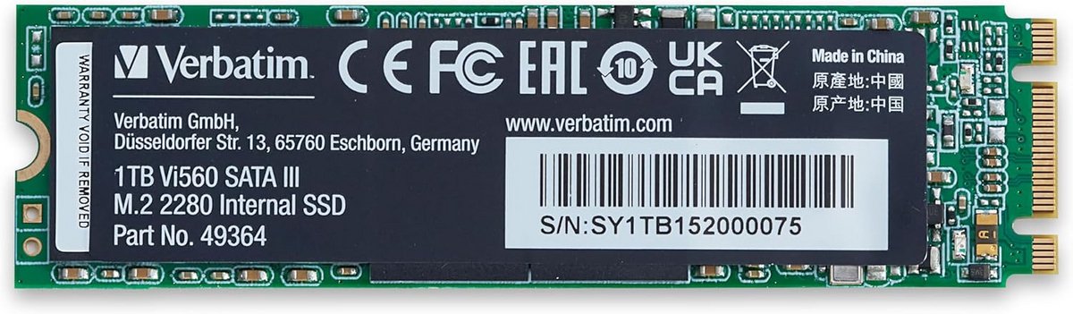 1TB M.2 SSD - Verbeter uw Laptop Prestaties met Snelle 3D NAND Technologie
