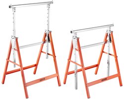 VEVOR 2x werkbok steigerbok telescopisch 200kg asbok hoogte verstelbaar