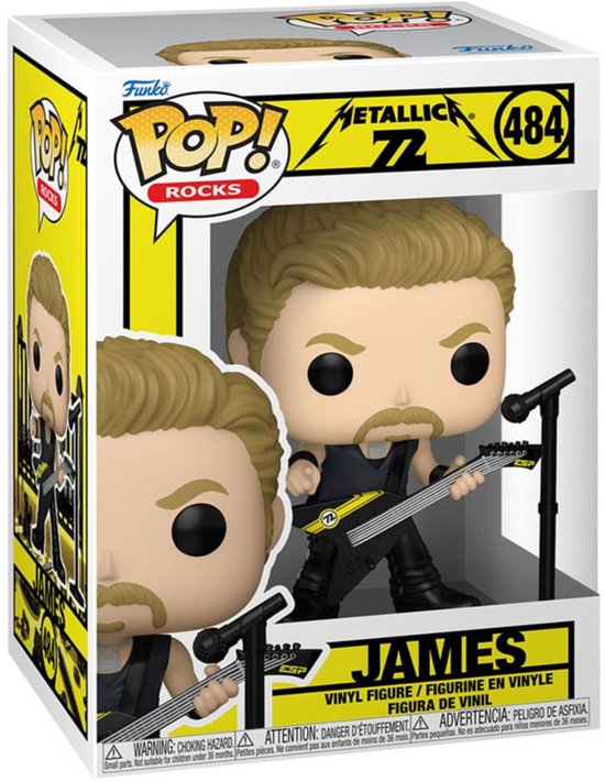 Metallica James vinylfiguur 484 Unisex Funko Pop! - Neutraal - Standard
