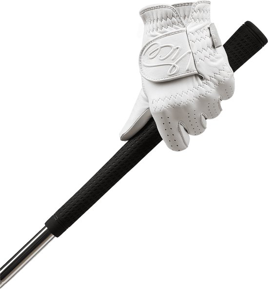 Vice Golf Pure Dames Golfhandschoen - Rechterhand - Maat ML - Wit - Premium Lamsleer - Optimale Grip & Comfort van Vice Golf — afbeelding 2