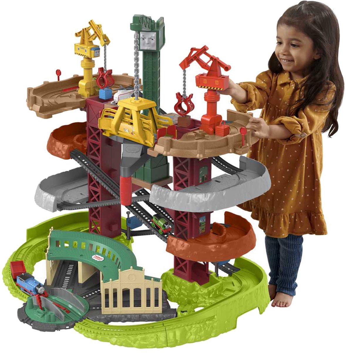 thomas and friends trains and cranes super tower