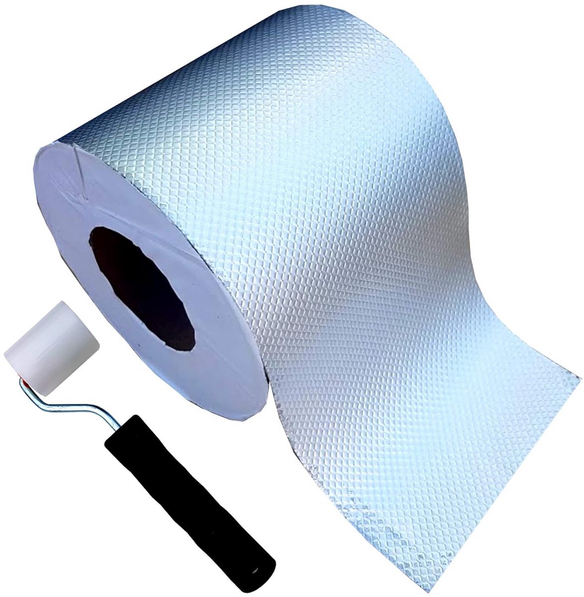 Waterdichte Reparatie Tape Aluminium - Weerbestendig & Hittebestendig - Inclusief Rolstok