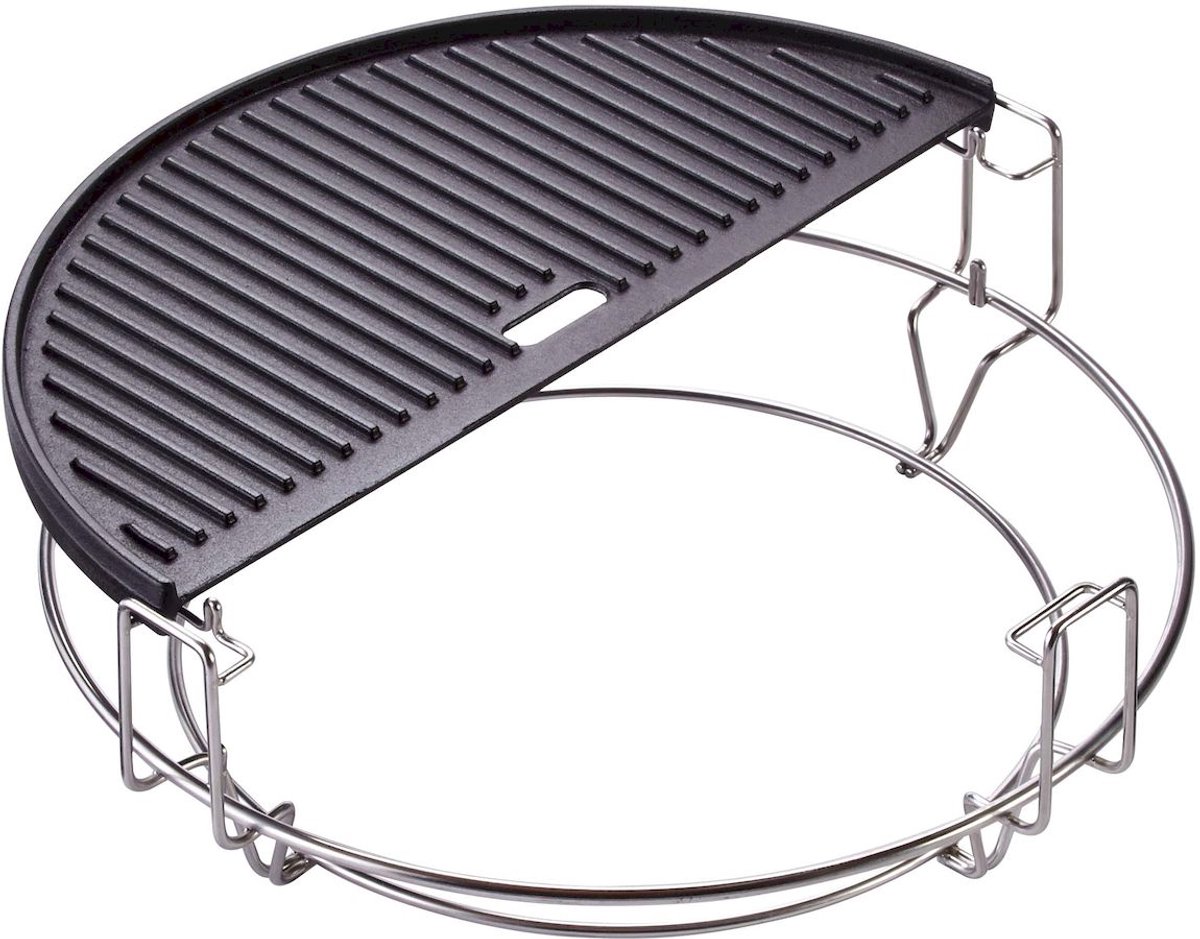 Kamado Joe Plaque demi-lune réversible en fonte Classic Joe
