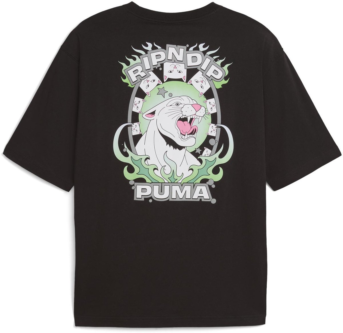 T-shirt Puma X RIPNDIP Boxy Graphic Zwart