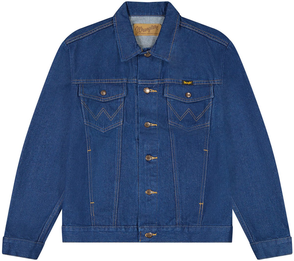 overhemd Wrangler Prewashed Indigo Blauw