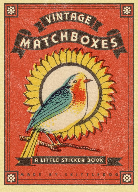 Little Sticker Books- Vintage Matchboxes - cover