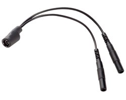 Mystim - Electrosex - Kabel Female Mystim naar Female 2 mm Banana Jacks