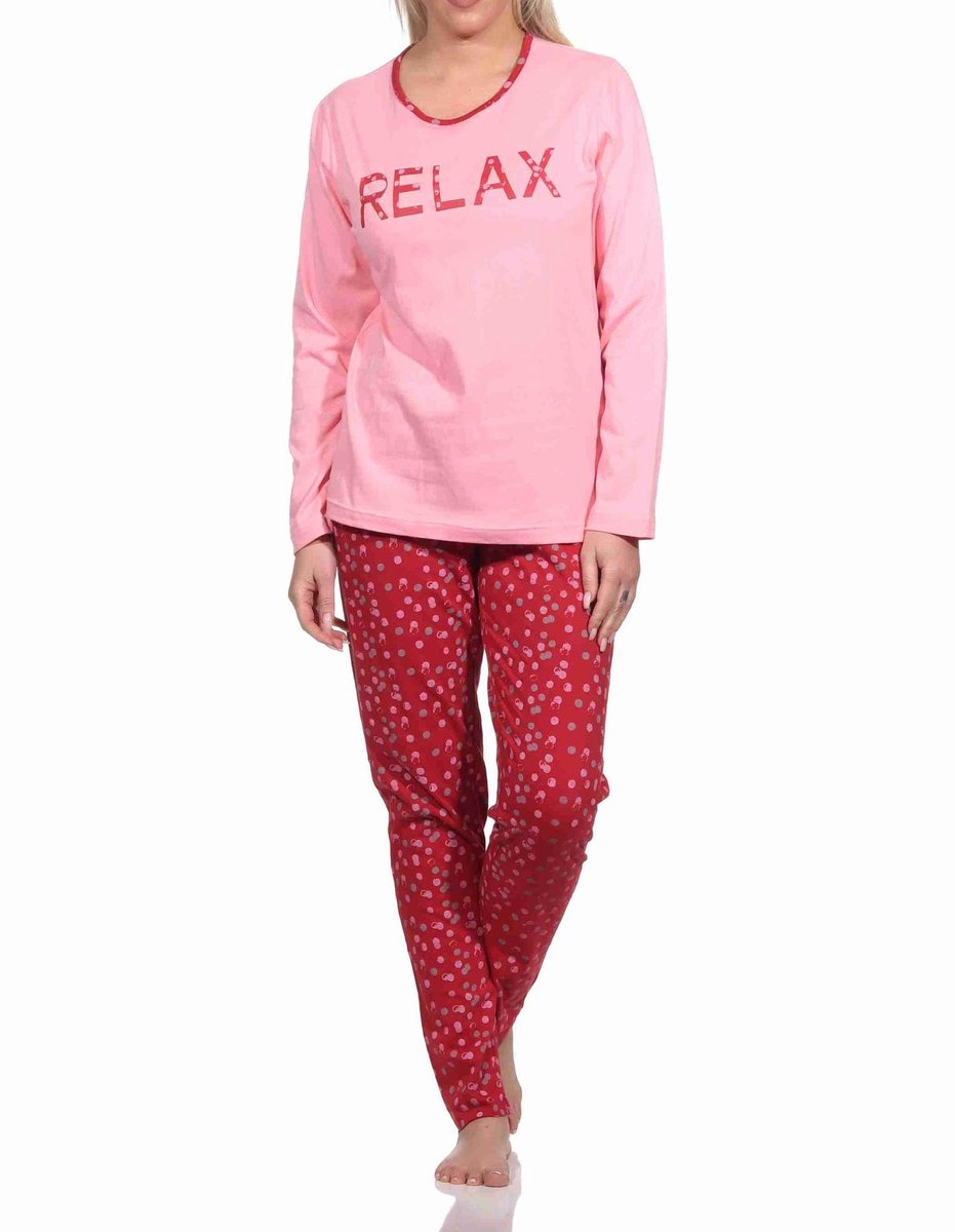 Dames pyjama lang in Spotted Optics