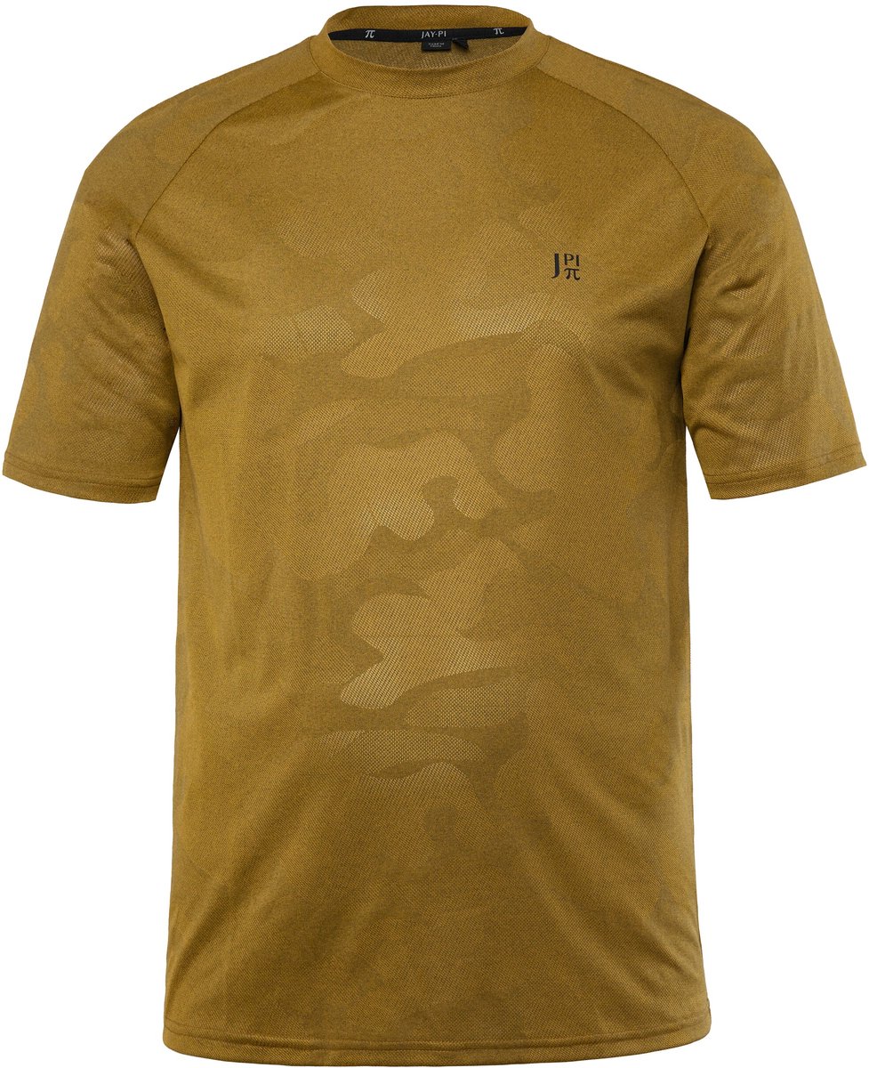 JAY-PI - Heren - Functioneel shirt fitness halflange mouwen - Wijnoogst groen - Maat L