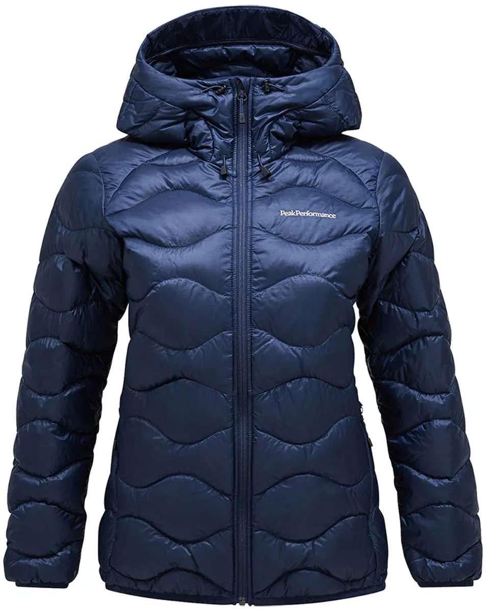 PEAK PERFORMANCE HELIUM DOWN HOOD WOMEN Blue shadow-L