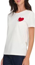 Only Vica Fold Up Velvet Shirt Dames - Maat S