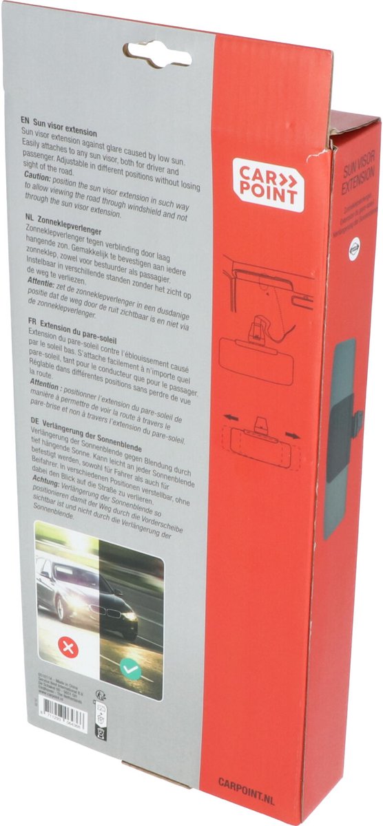 DriveShield | Gepolariseerde Zonneklep Voor Helder Zicht En Minder Ver Tijdens Het Rijden