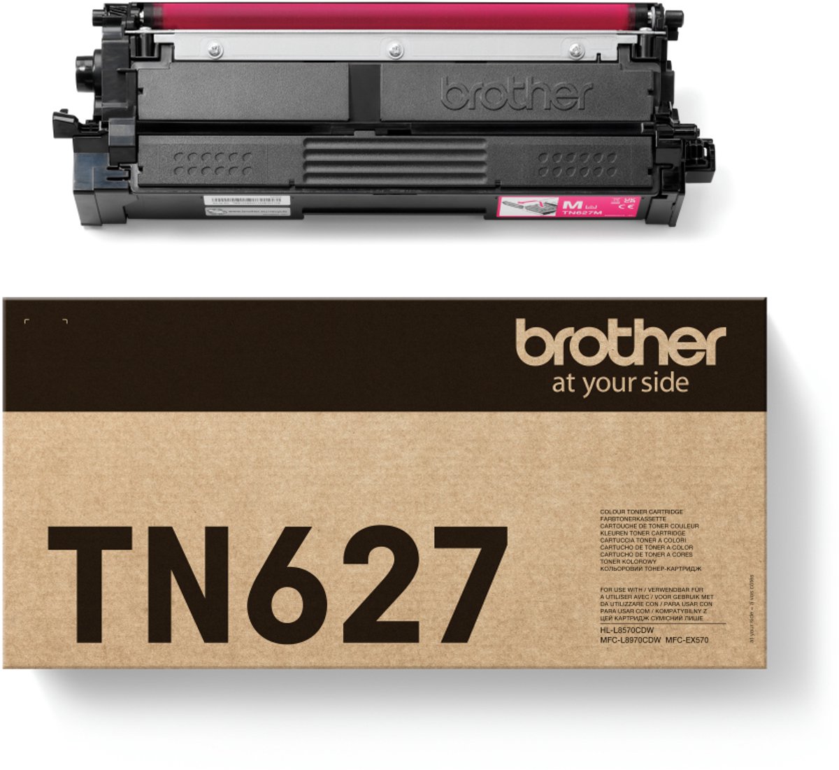Brother TN-627M tonercartridge 1 stuk(s) Origineel Magenta