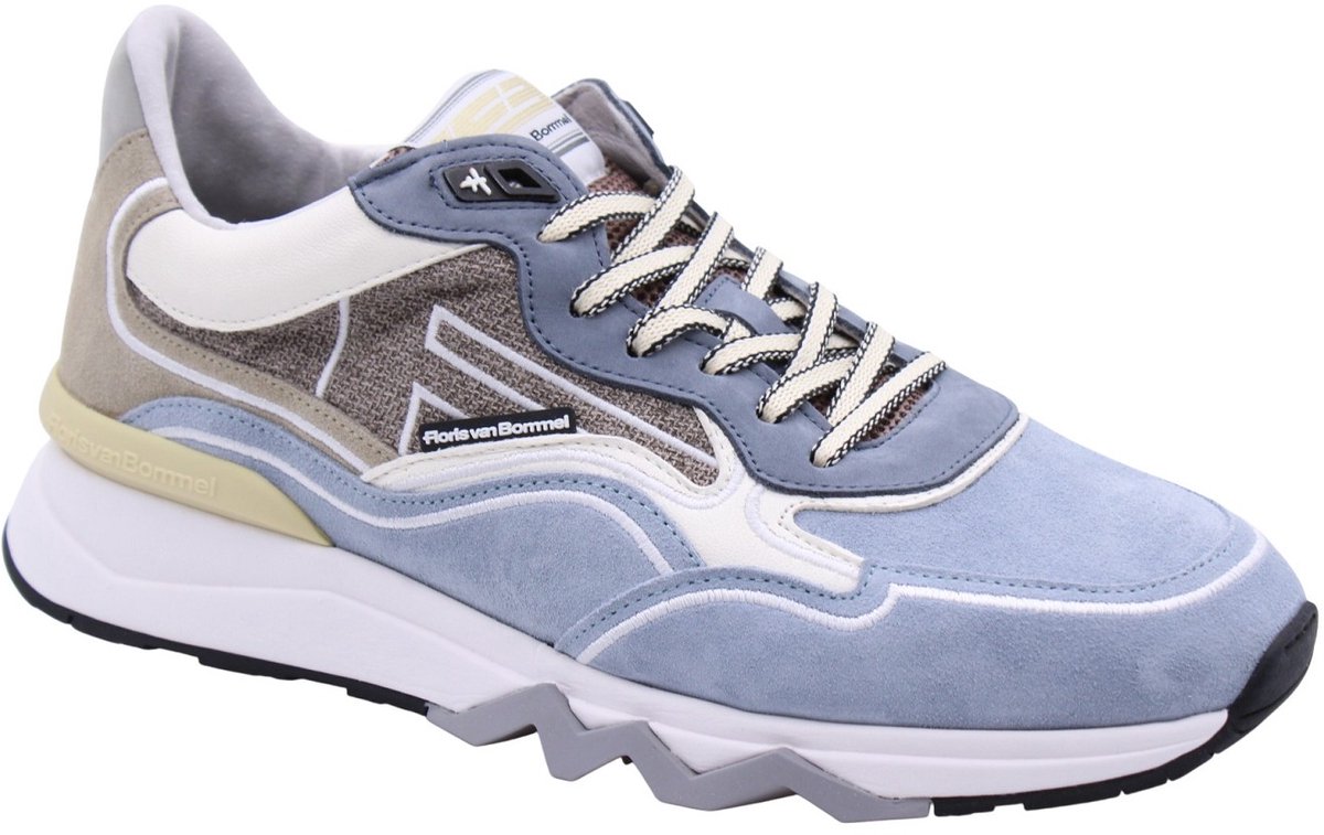 Floris van Bommel - DE ZAGER 03.02 - Lage sneakersVrije tijdsschoenenHeren sneakers - Kleur: Blauw - Maat: 110 cm