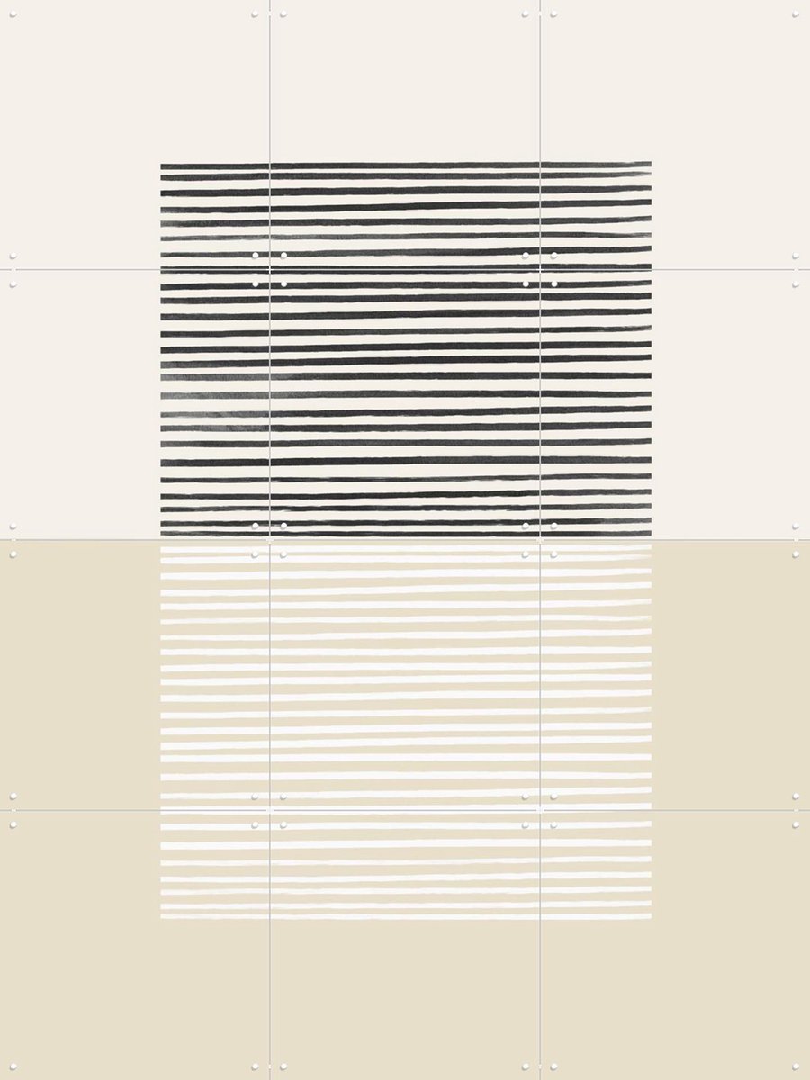IXXI Minimalism Lines, Bohomadic Studio - 60 x 80 cm - Gratis ophangtool - Grote wanddecoratie en posters - Illustraties, Line art, Abstract, Grafisch