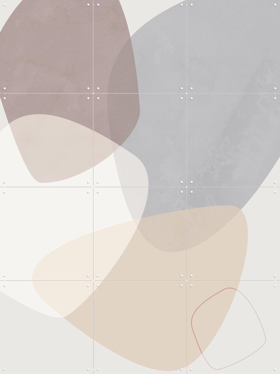 IXXI Graphic 192, Mareike Böhmer - 60 x 80 cm - Gratis ophangtool - Grote wanddecoratie en posters - Abstract, Minimalisme, Geometrische Kunst
