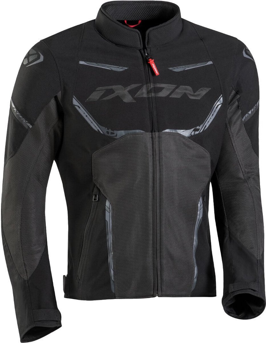 Ixon Striker Air Zwart Antraciet Textiele Motorjas - Jas