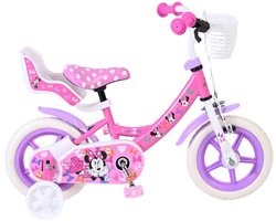 Disney Minnie Kinderfiets - Meisjes - Mag Wheels - 12 inch - Roze