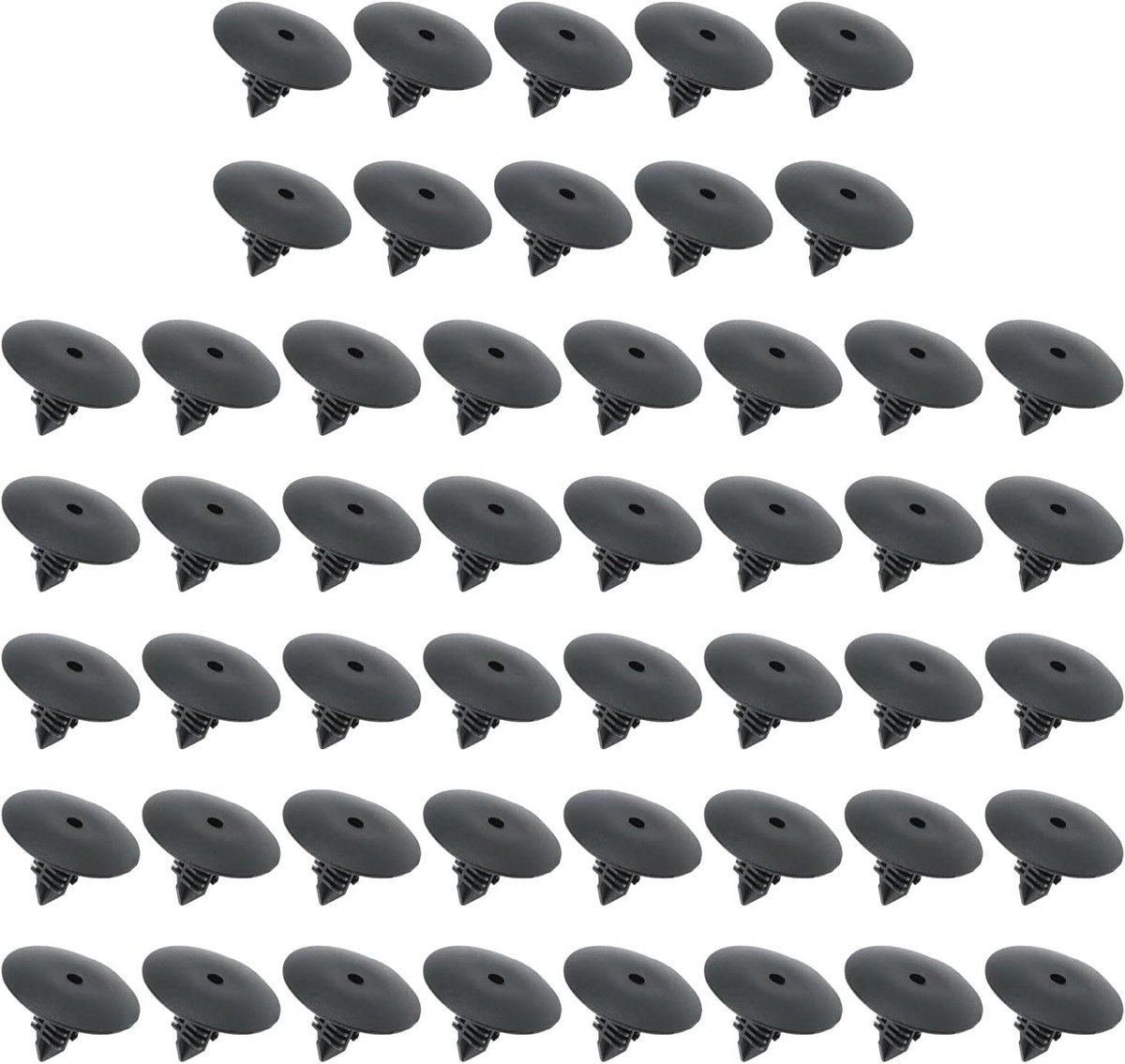 Allecto - Spatbord Liner Clips - Wiel Boog Trim Panel Bevestigingsmiddel Klinknagel - Repareren - Renault Clio Megane - 50 stks