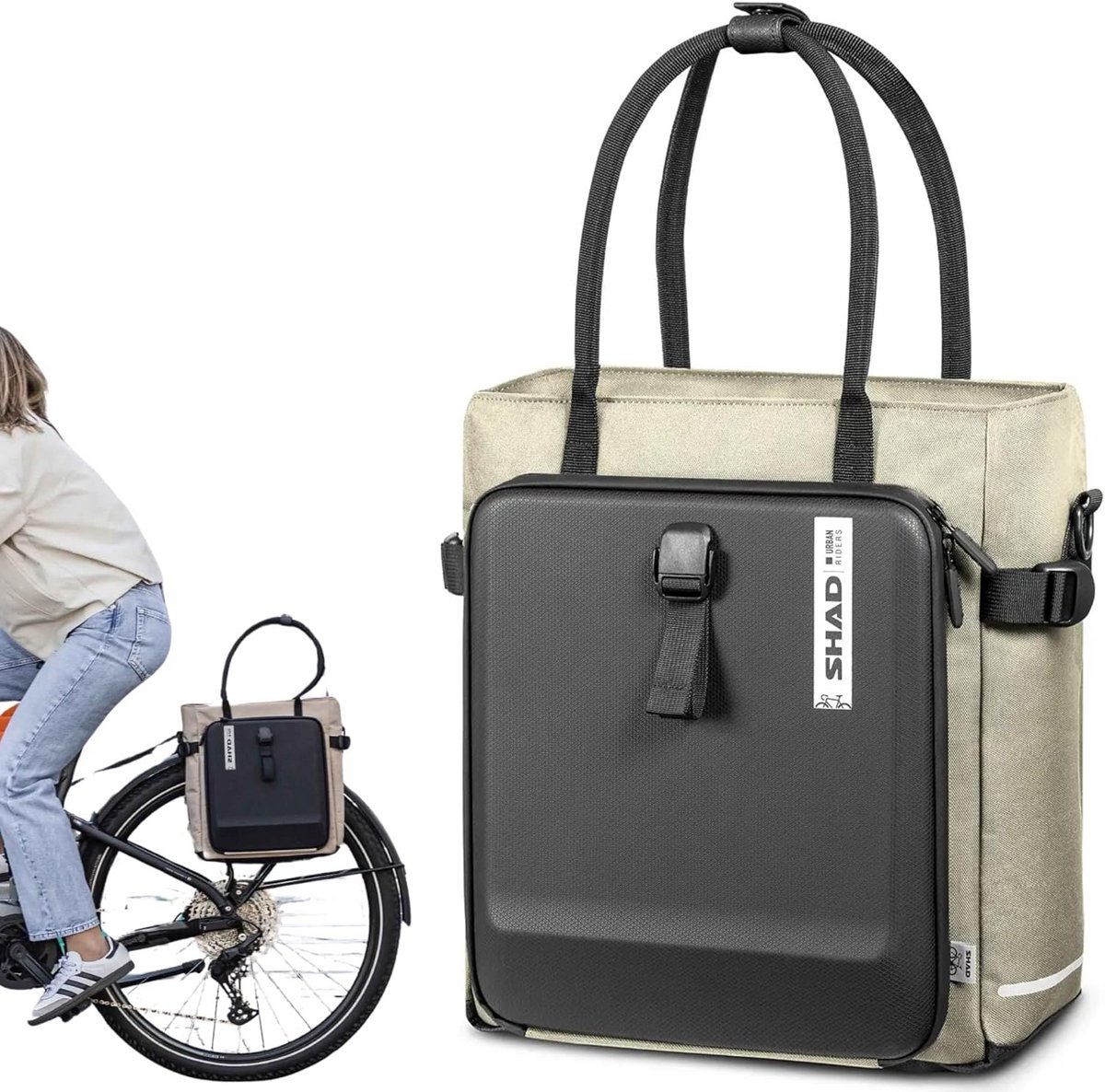 Stijlvolle en Duurzame Fietstas Tote Bag 16L voor Dagelijks Gebruik