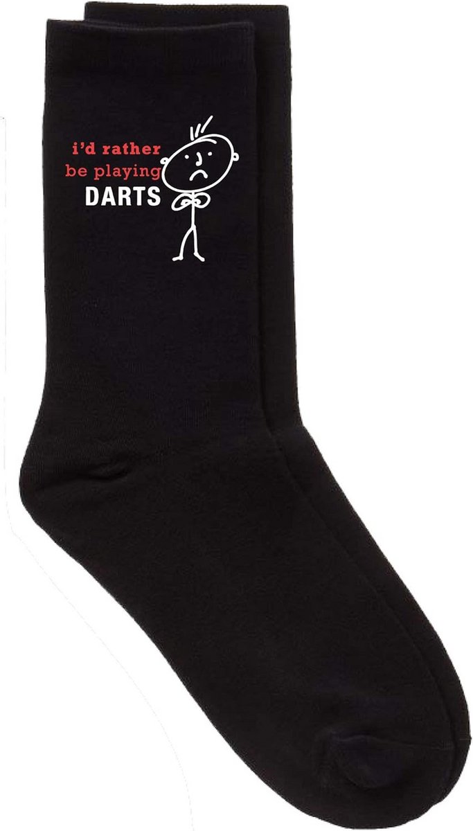 Heren Sokken met Dartbord Thema - Leuk Cadeau voor Vaderdag en Alle Dartliefhebbers