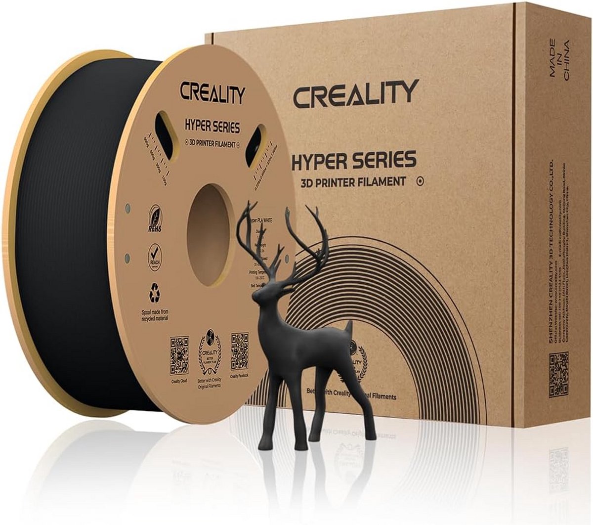 Zwart PLA Filament voor 3D-printer - Hoge Printsnelheid en Duurzaamheid