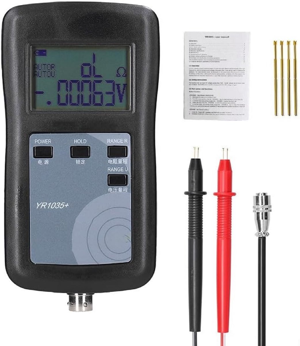 Precisie Batterij Interne Weerstand Tester en Spanningsmeter