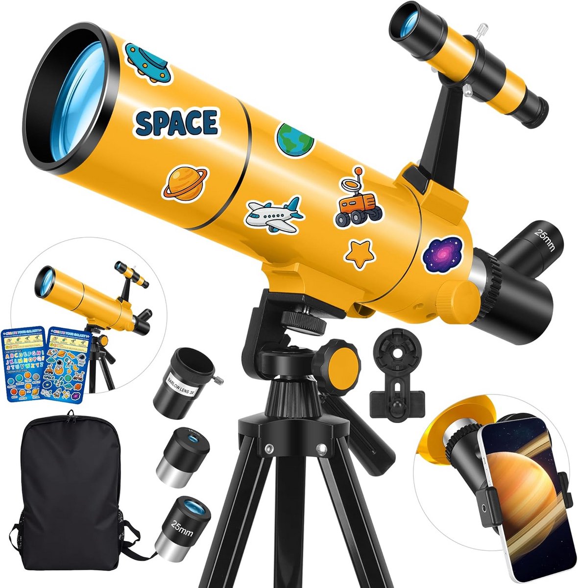 Professionele Astronomische Telescoop voor Volwassenen en Kinderen